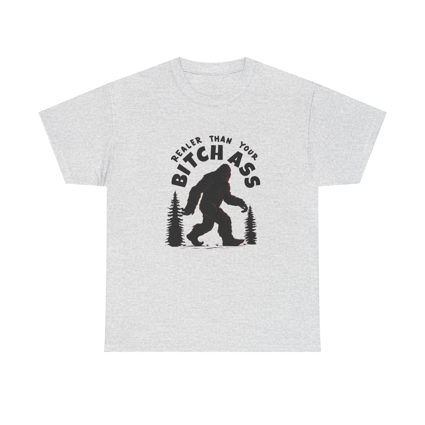 Funny Sasquatch Graphic T Shirt Unisex Heavy Cotton Tee