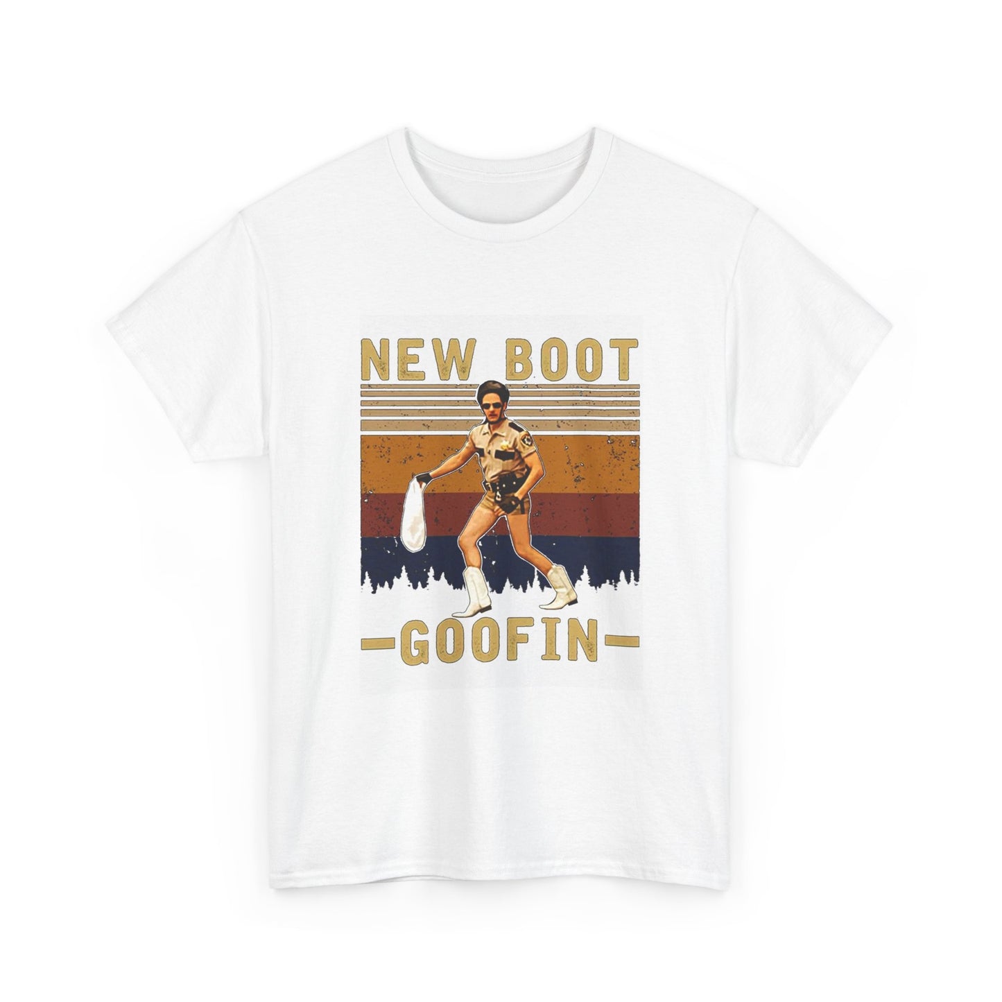 New Boot Goofin Tshirt Funny Reno 911 Tv Show Nevada Comedy Unisex Heavy Cotton