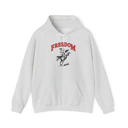 Freedom Horses Graphic Hoodie Unisex Heavy Blend™ Hooded Sweatshirt