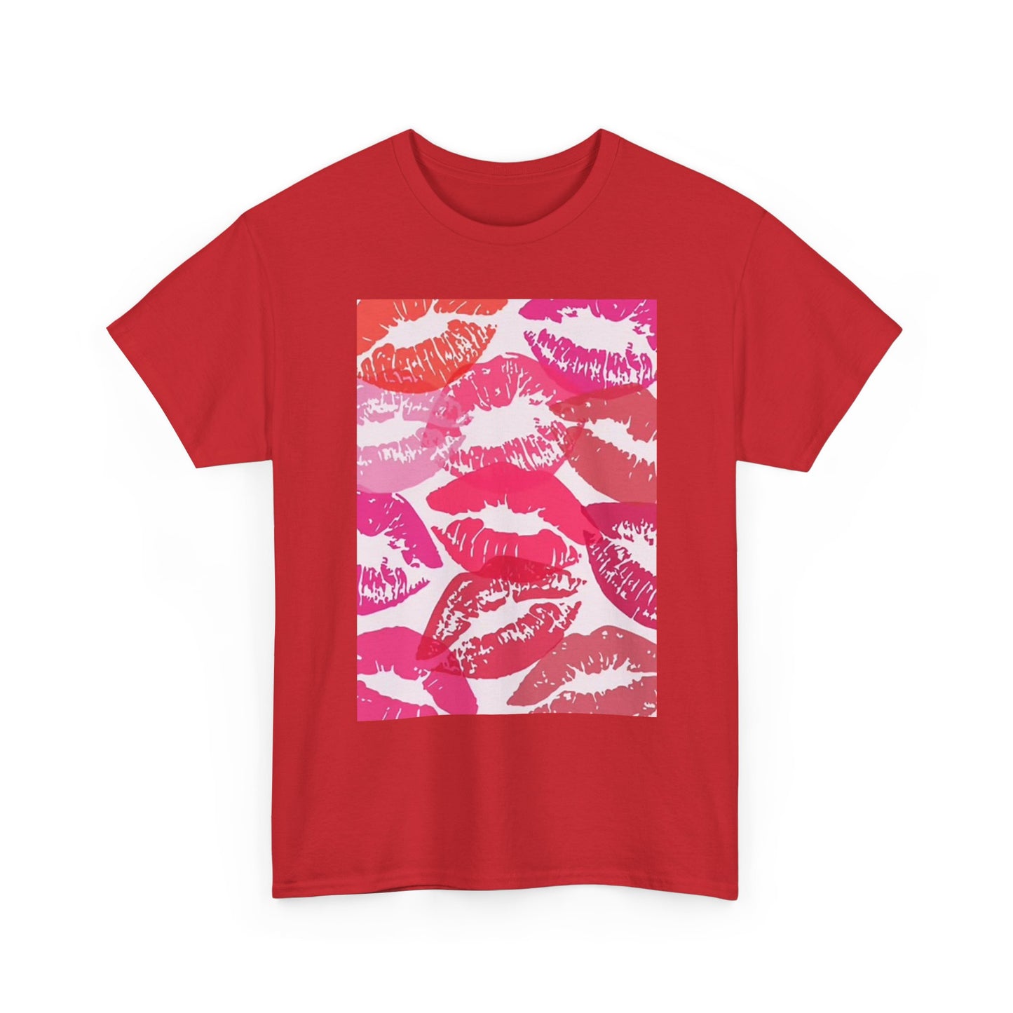 Kisses Graphic T Shirt Makeup Cosmetics Gift Unisex Heavy Cotton Tee