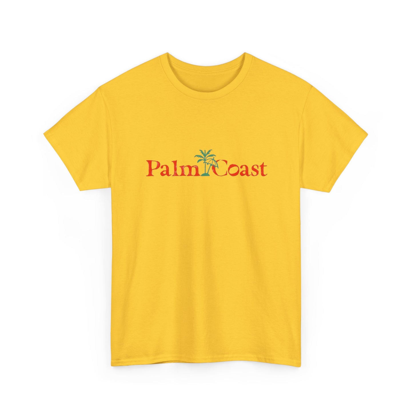 Palm Coast Graphic T Shirt NEW Adult Unisex Heavy Cotton Tee