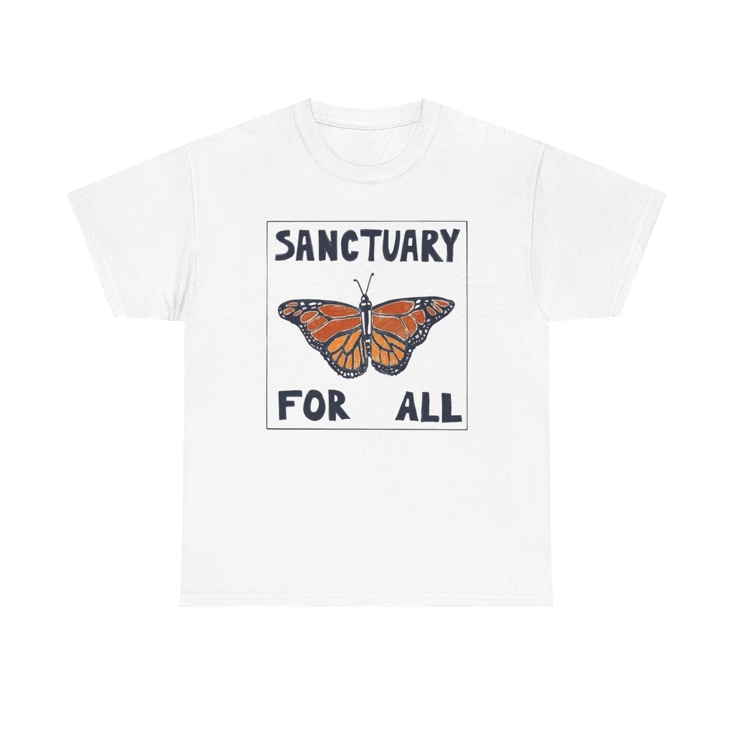 Sanctuary For All Graphic T Shirt NEW ADULT Unisex Heavy Cotton Tee