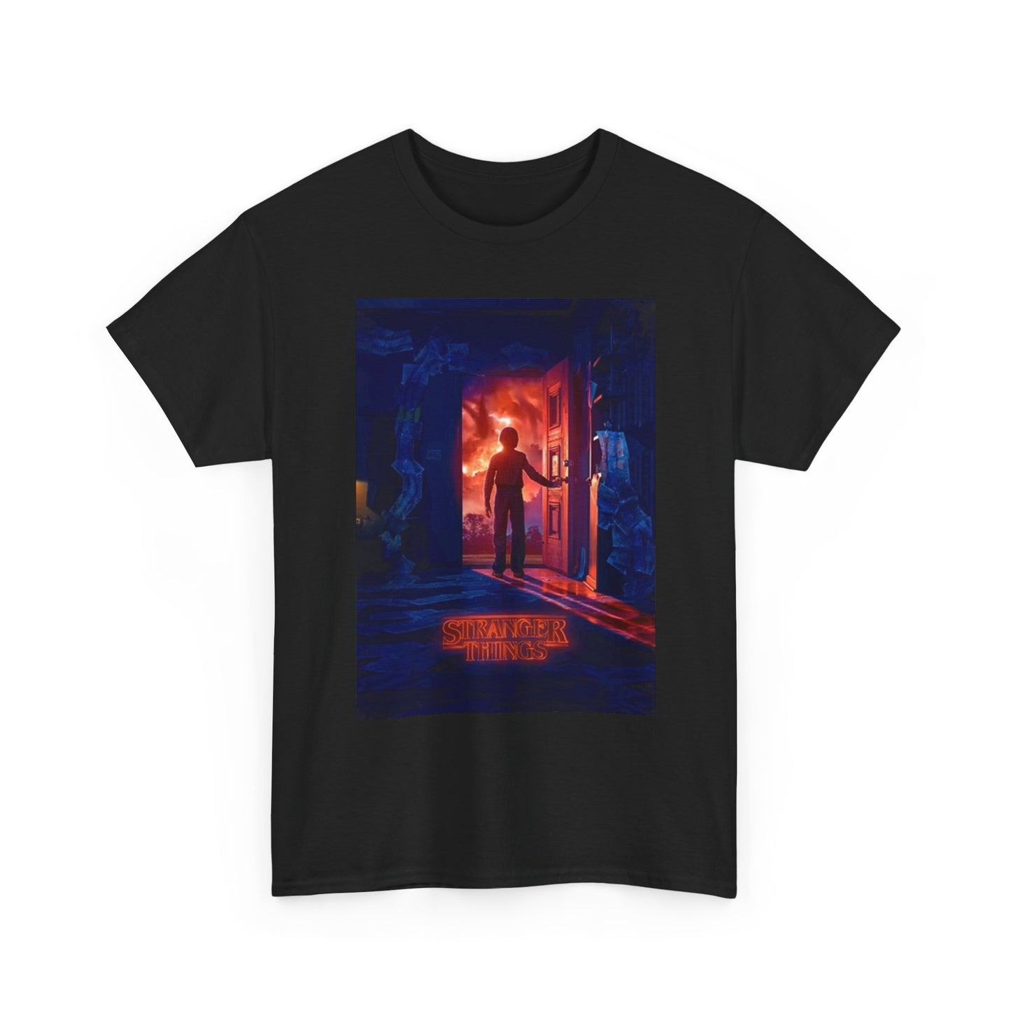 Stranger Things Graphic T Shirt Retro Poster Vintage Unisex Heavy Cotton Tee