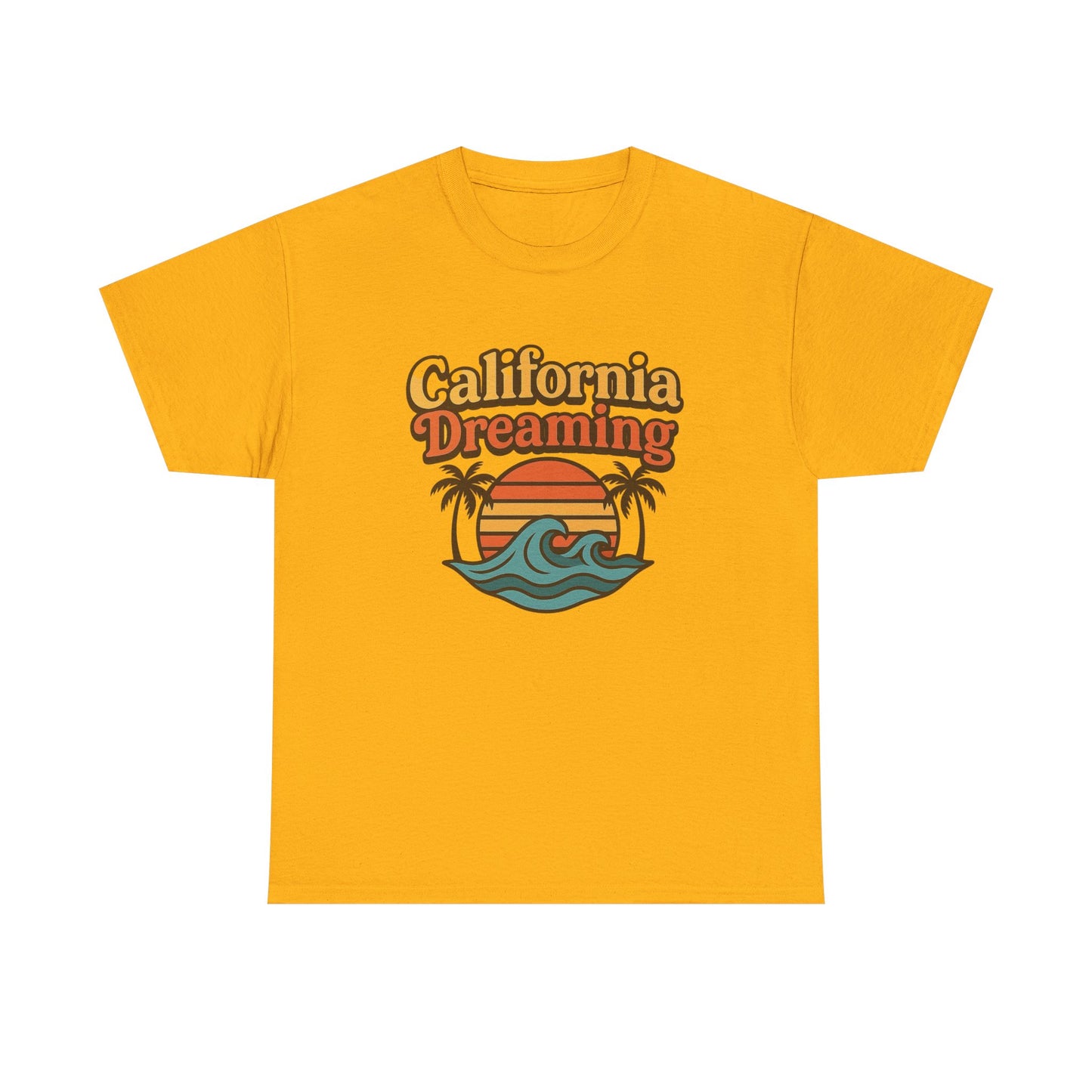 California Dreaming Graphic T Shirt Unisex Adults NEW