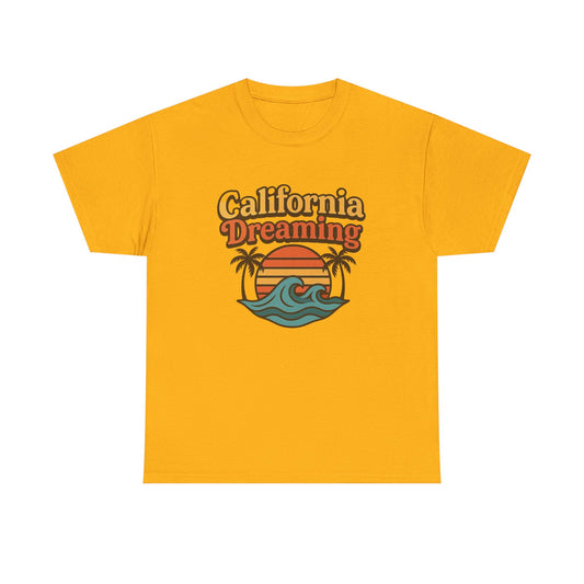 California Dreaming Graphic T Shirt Unisex Adults NEW