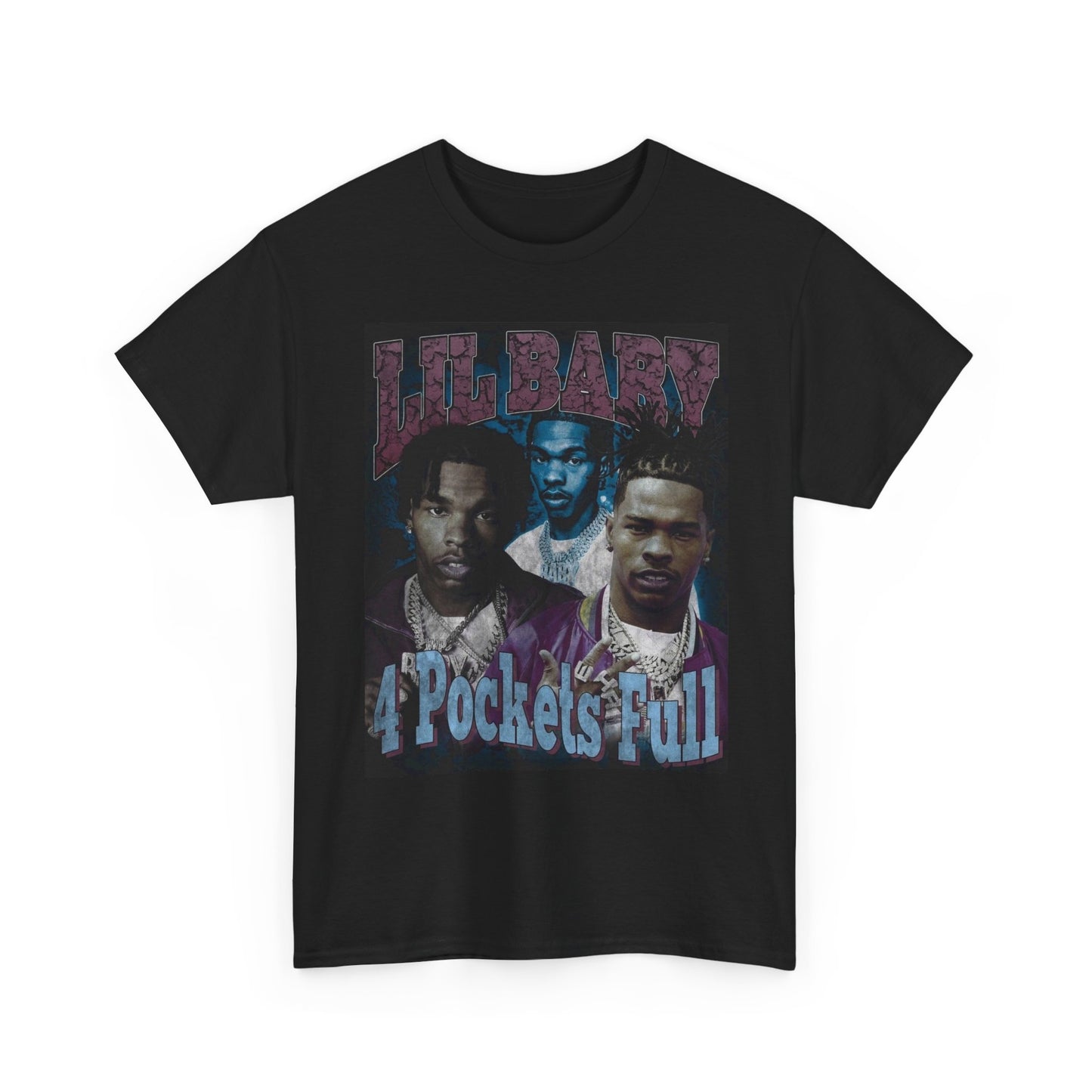 Lil Baby 4pl Graphic T Shirt Vintage Atlanta Retro Unisex Heavy Cotton Tee