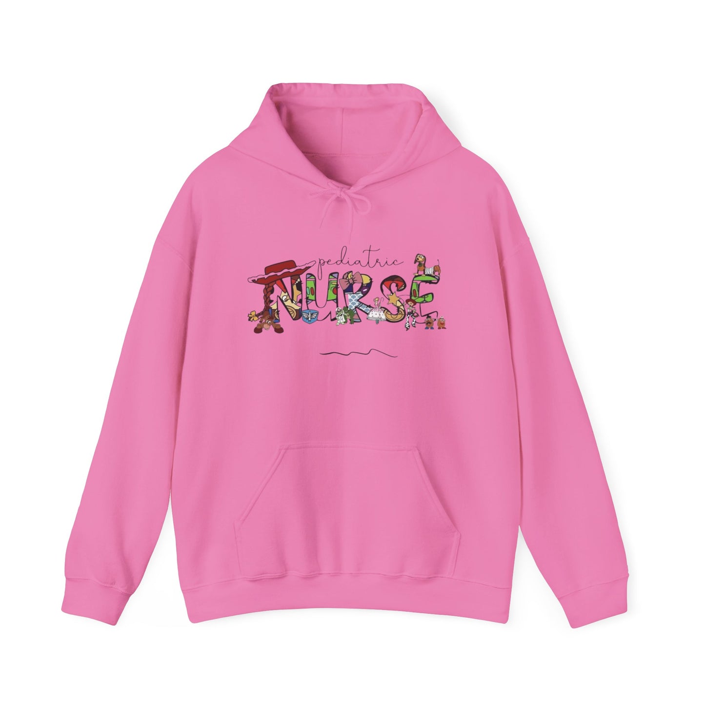 Pediatric Nurse Cute Graphic Hoodie Unisex Heavy Blend™ Hooded Sweatshirt