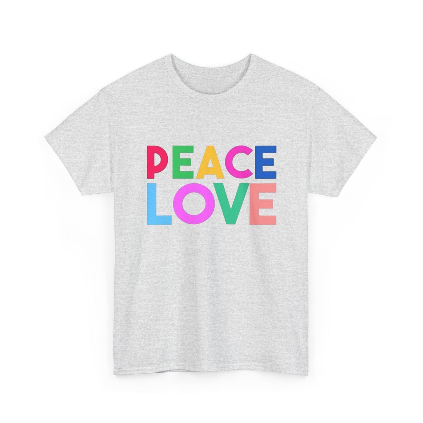 Peace Love Graphic T Shirt Adult NEW
