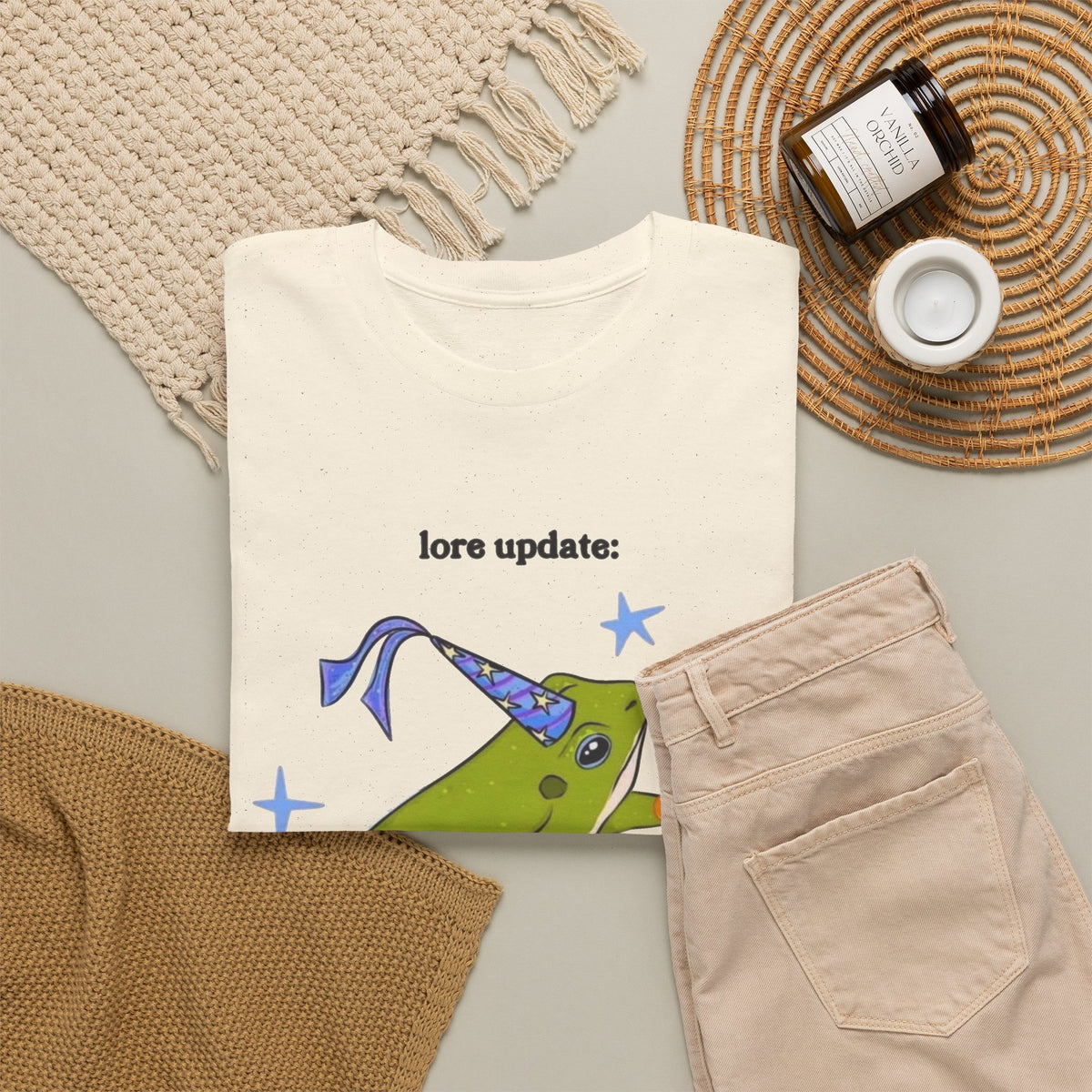 Wizard Frog Playing Guitar Graphic Tee | Funny Frog Shirt Men's Graphic Tee