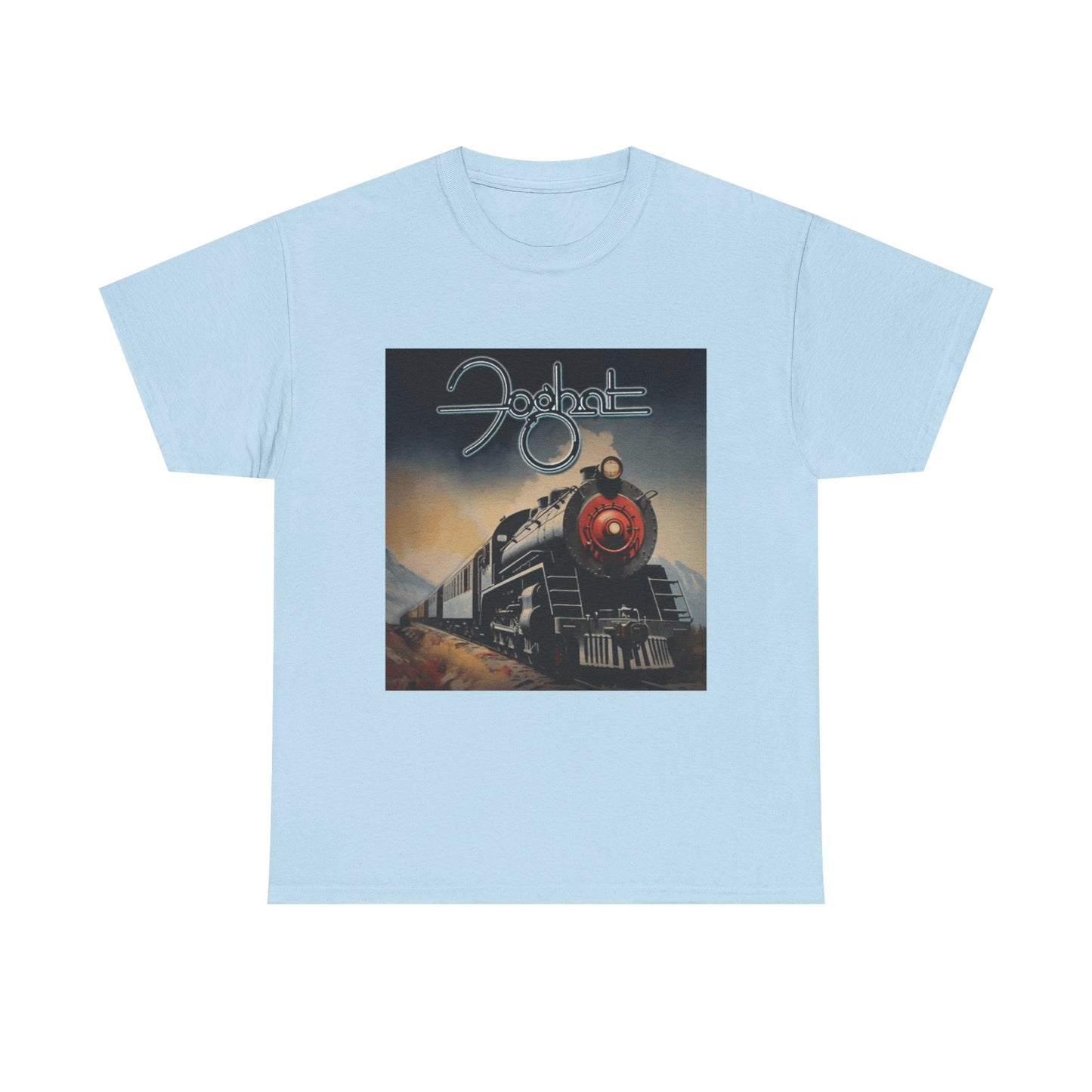 FogHat Tshirt Vintage Rock Poster Retro 70s Woodstock Unisex Heavy Cotton Tee q