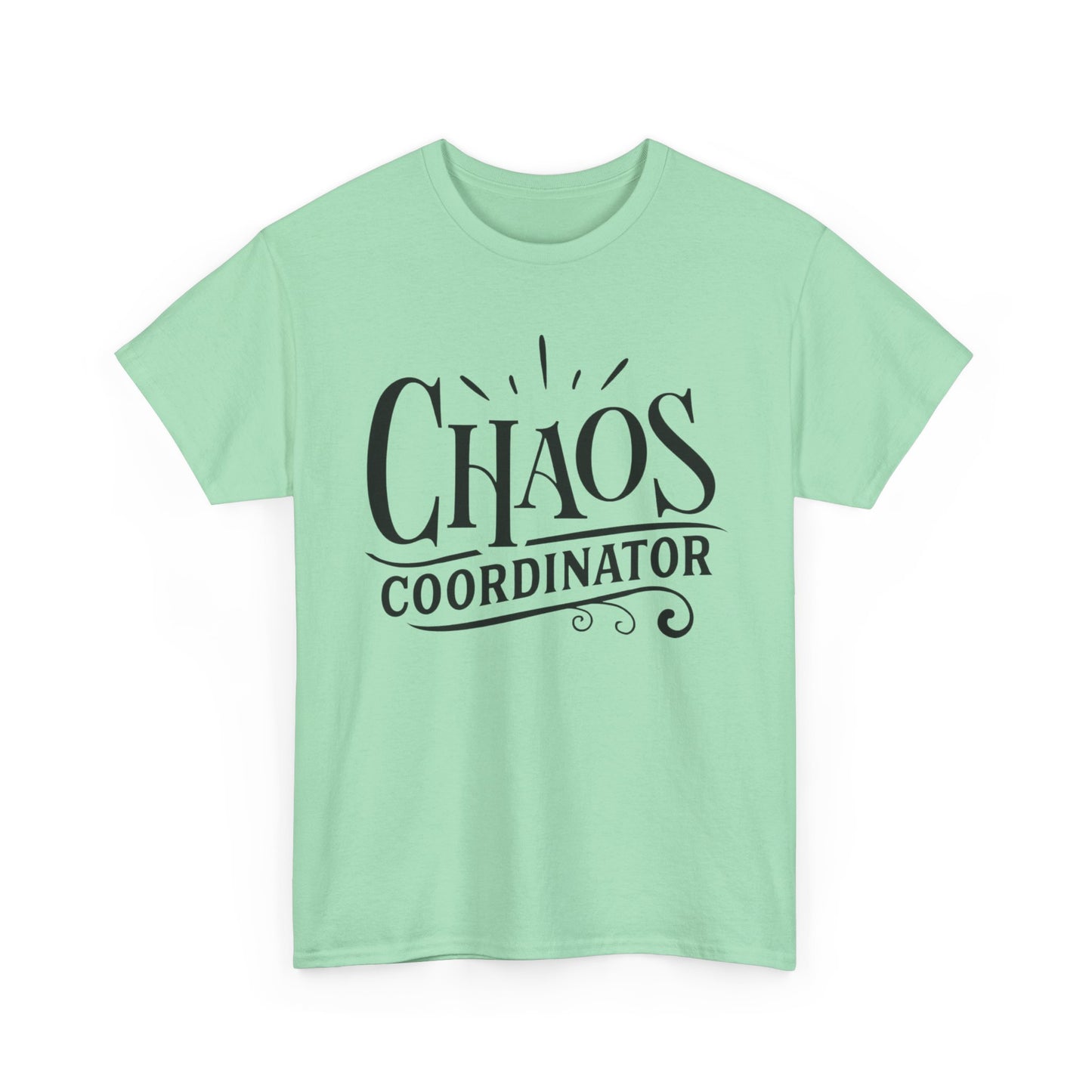 Chaos Coordinator Funny Graphic T Shirt Unisex Heavy Cotton Tee