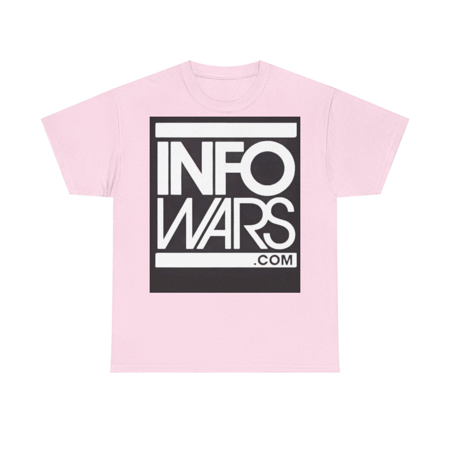 Info Wars Tshirt Alex Jones Rogan American Funny Podcast Unisex Heavy Cotton Tee