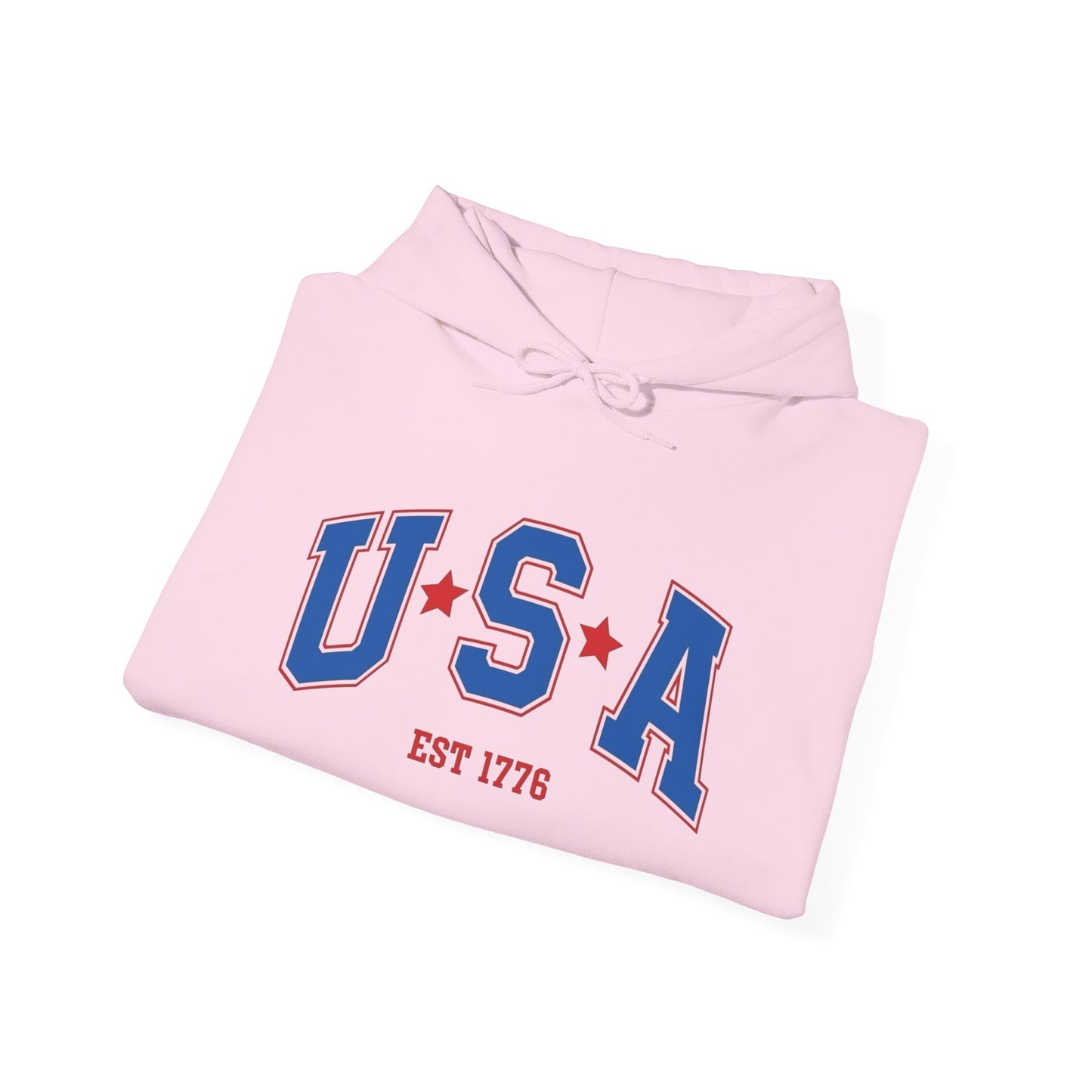 USA American Flag 1776 Graphic Hoodie Heavy Blend™ NEW Sweatshirt