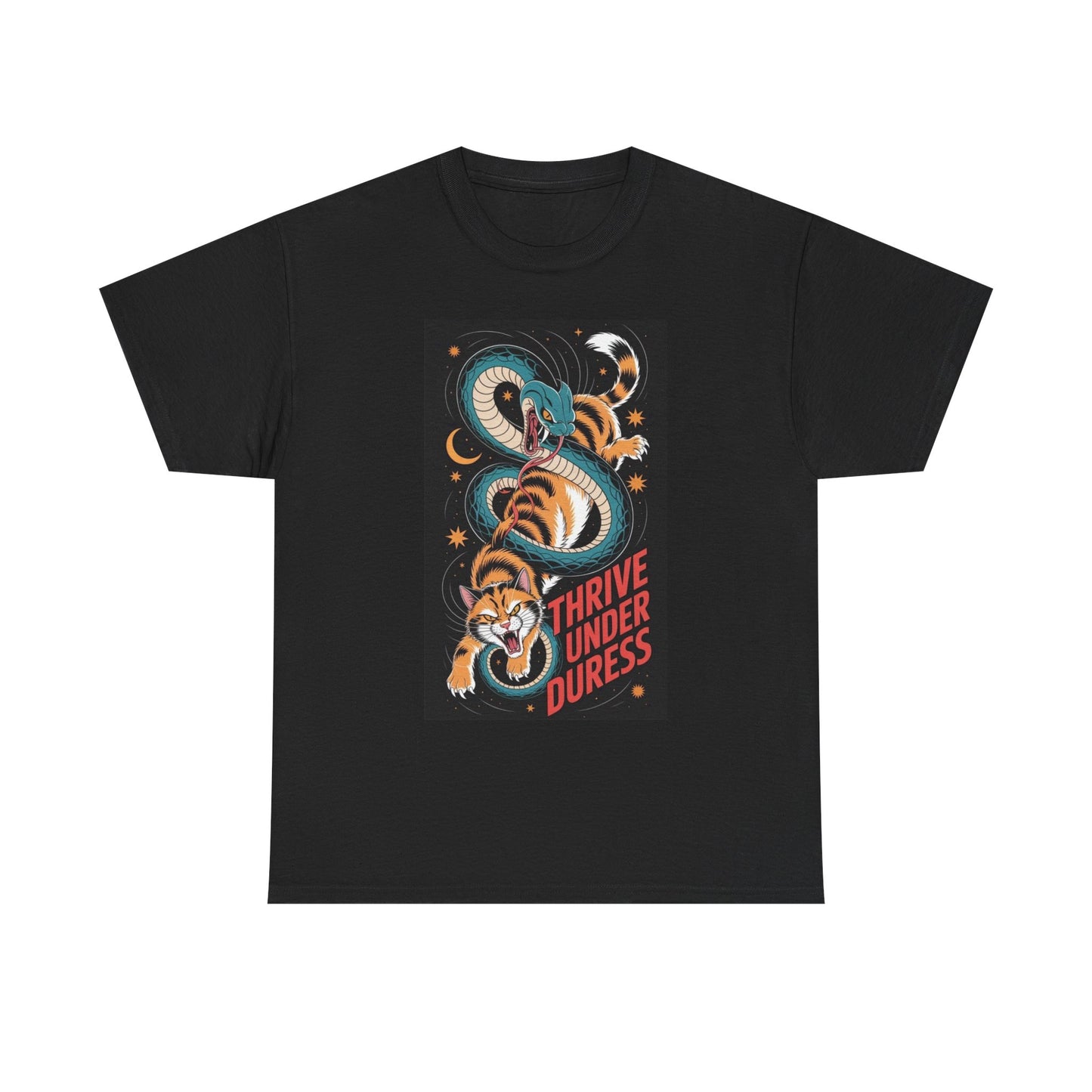 Thrive Under Duress Graphic T Shirt Unisex Heavy Cotton Tee