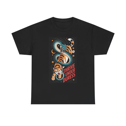 Thrive Under Duress Graphic T Shirt Unisex Heavy Cotton Tee