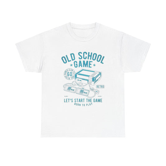 Old School Gaming Graphic T Shirt NEW ADULT Unisex Heavy Cotton Tee