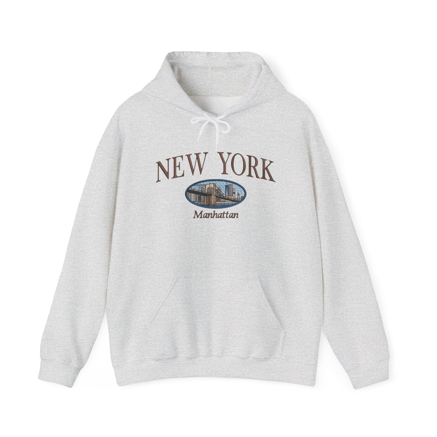 Manhattan New York Graphic Hoodie Heavy Blend Sweatshirt NEW