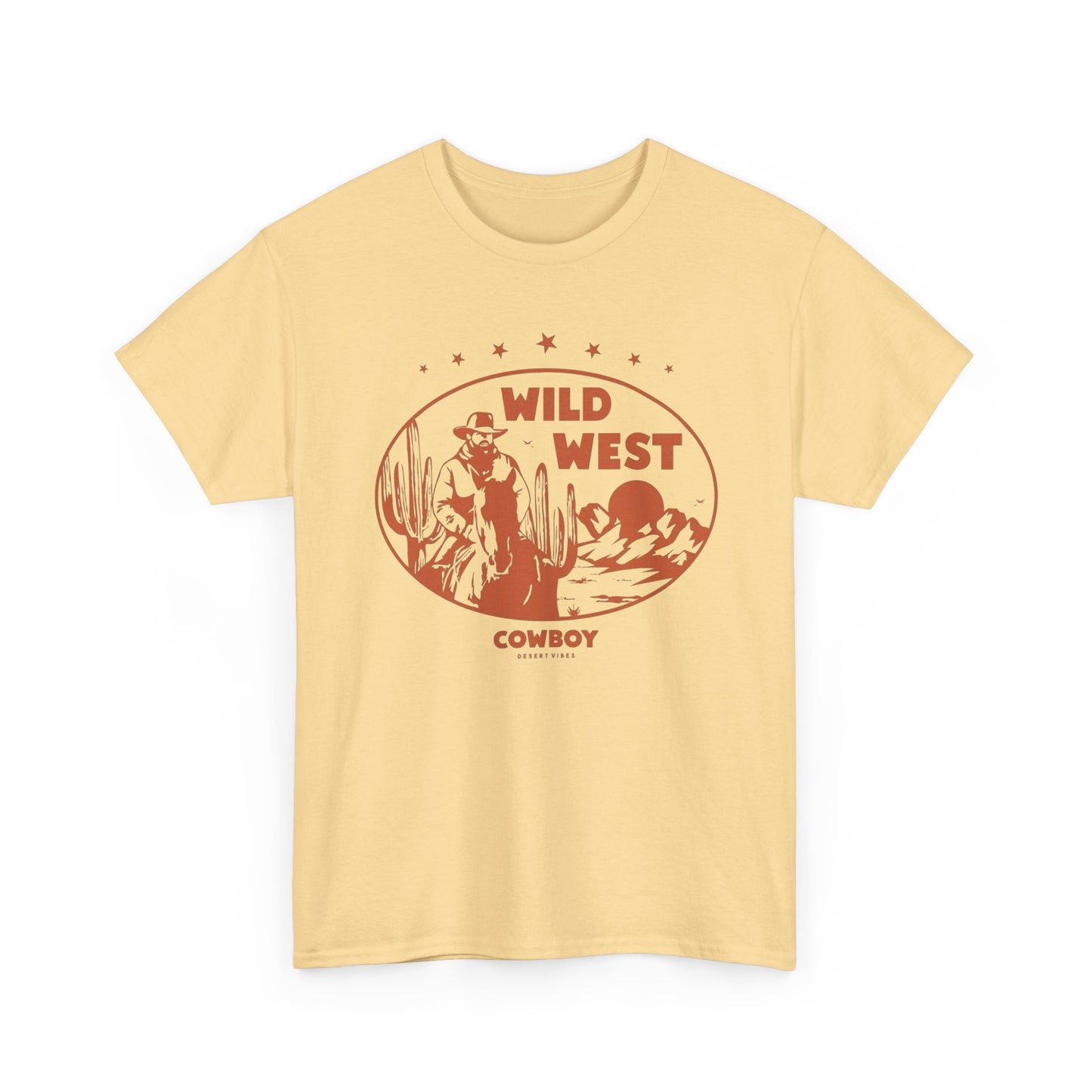 Wild West Cowboys Graphic T Shirt NEW ADULT TEE Cotton
