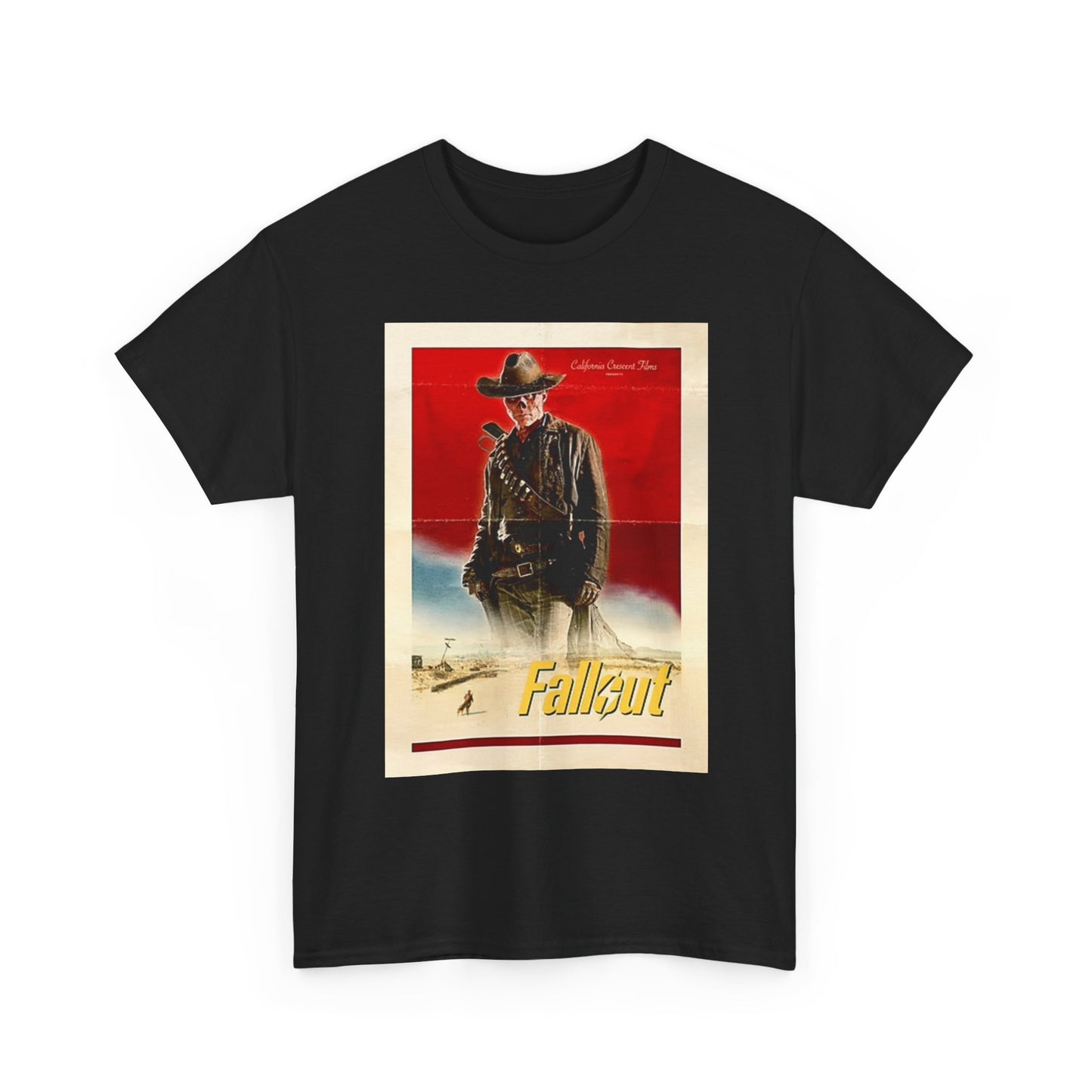 Fallout T Shirt Retro Tv Series Unisex Heavy Cotton Tee
