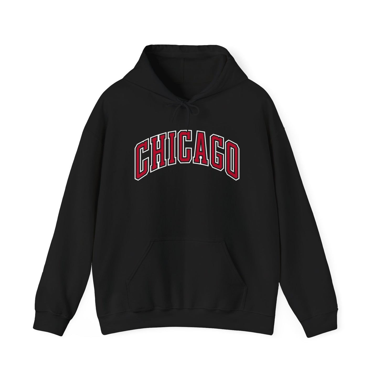 Chicago Retro 90's Graphic Hoodie Unisex Heavy Blend™ Hooded Sweatshirt