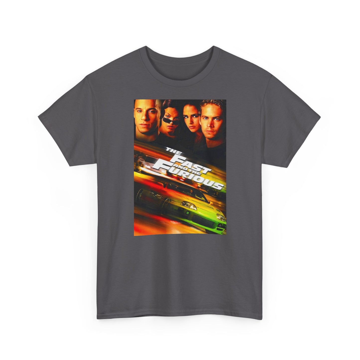 Fast and the furious T-shirt Retro Movie car club Cali Unisex Heavy Cotton Tee
