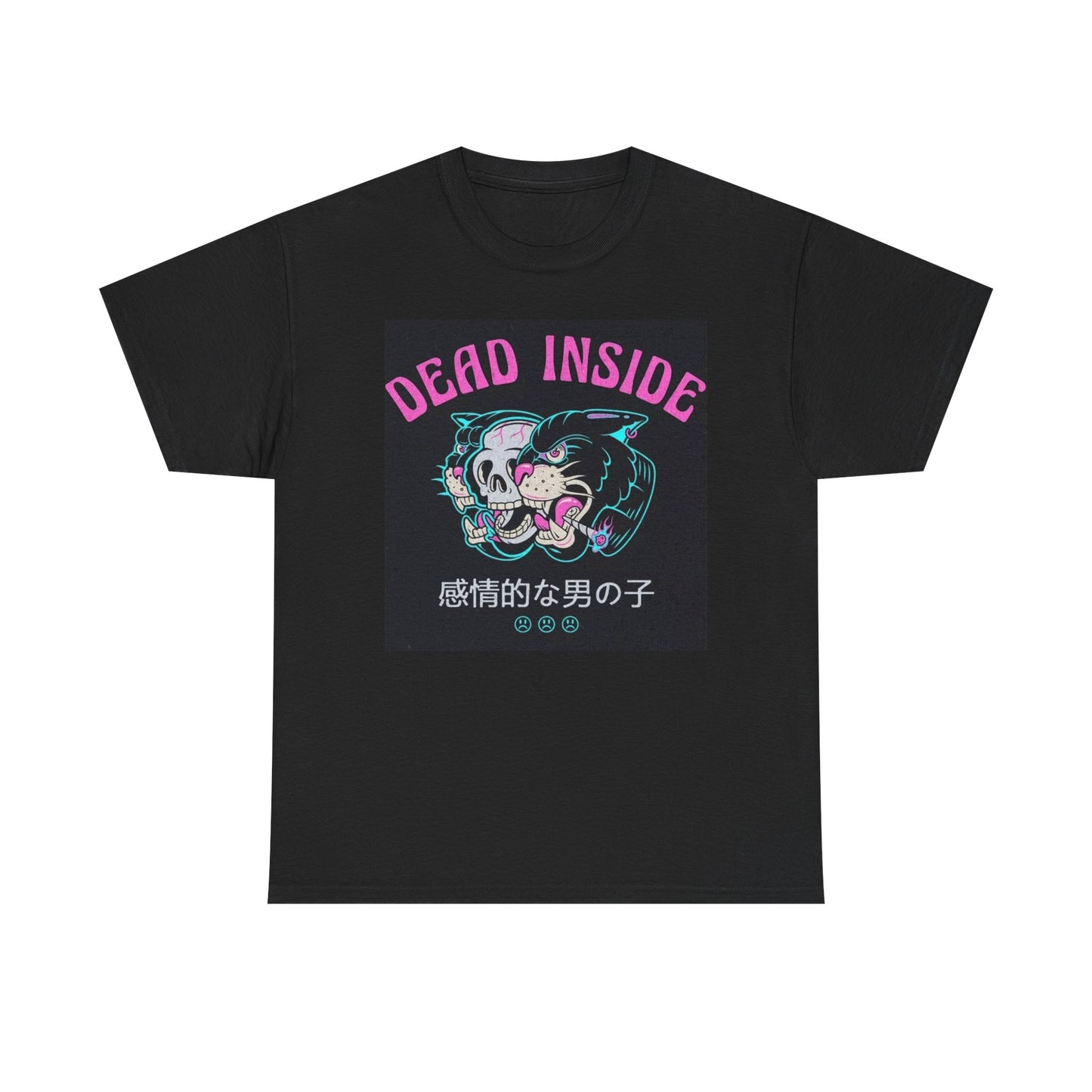 Dead Inside Graphic T Shirt Unisex Heavy Cotton Tee