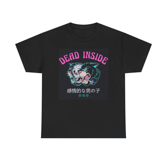 Dead Inside Graphic T Shirt Unisex Heavy Cotton Tee