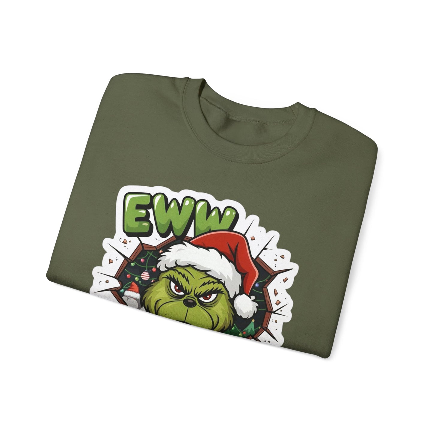 The Grinch Funny Graphic Sweater NEW Unisex Heavy Blend™ Crewneck Sweatshirt
