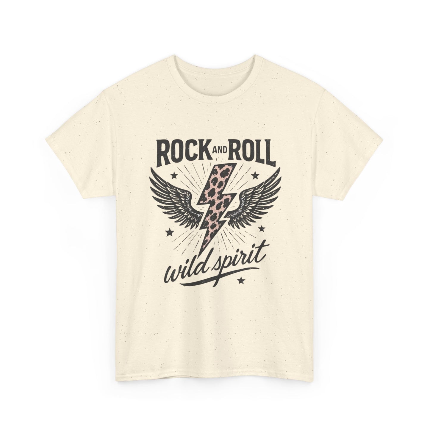 Rock And Roll Wild spirit Graphic T Shirt Unisex Heavy Cotton Tee