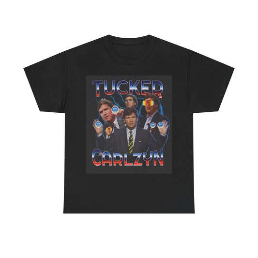 ZYN T-shirt tucker Carlson trump funny Rogan gift graphic retro Heavy Cotton Tee