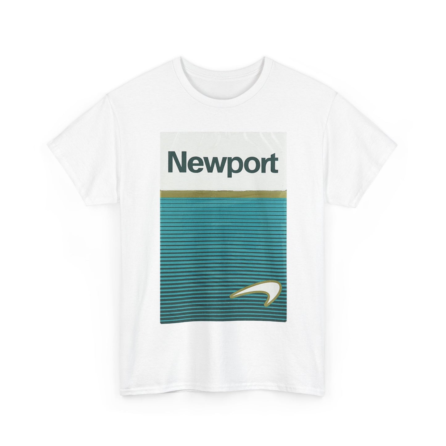 Newport Tshirt Cigarette menthol Logo vintage retro Unisex Heavy Cotton Tee