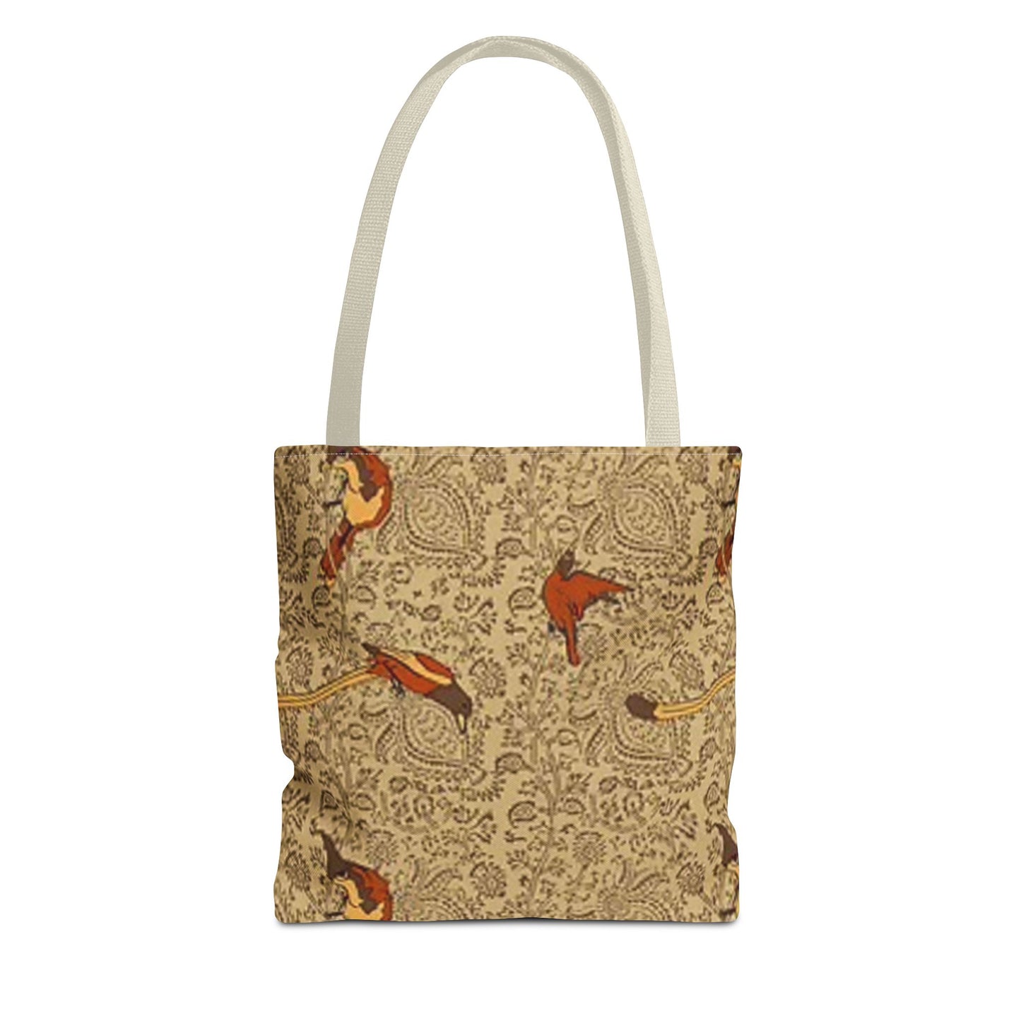 Gold Bird Pattern Multi Color BRAND NEW MODERN Tote Bag (AOP)