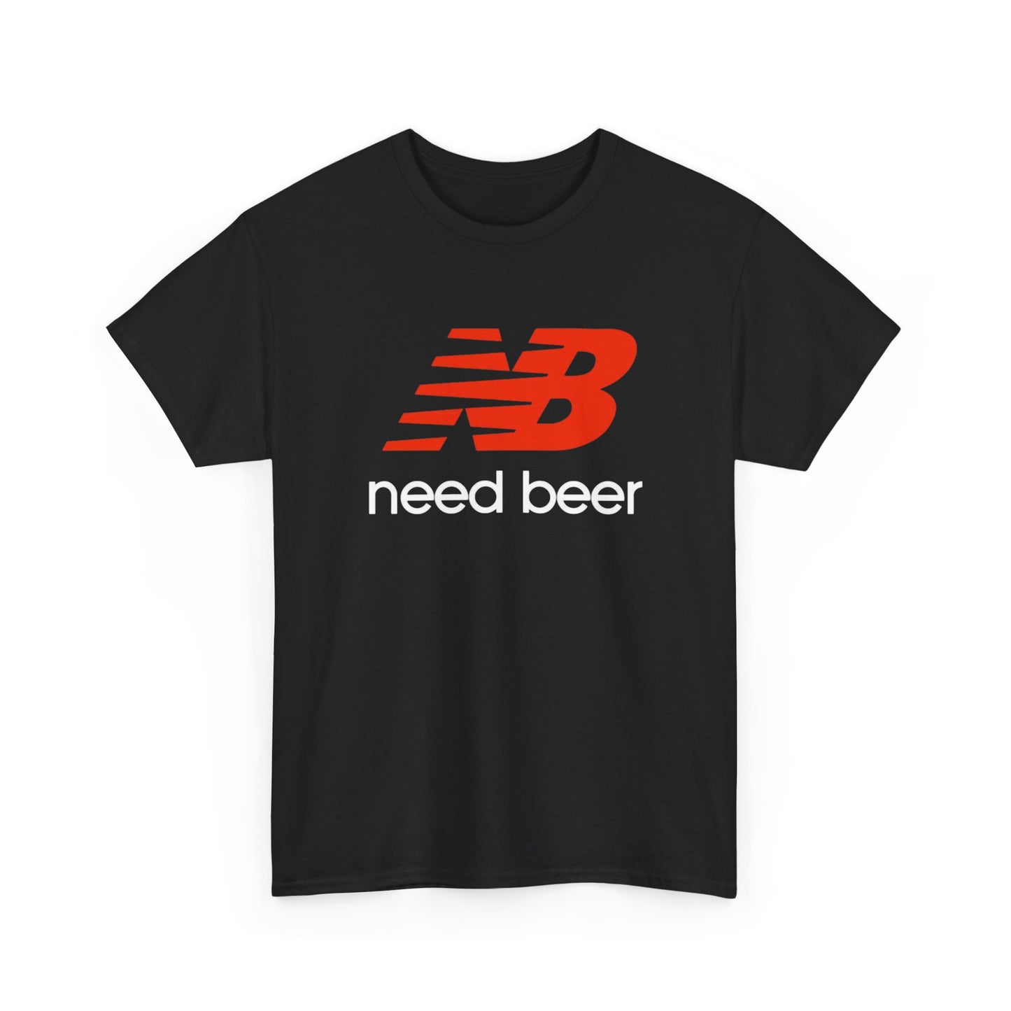 New Balance Graphic T Shirt Funny Need Beer Retro Unisex Heavy Cotton Tee