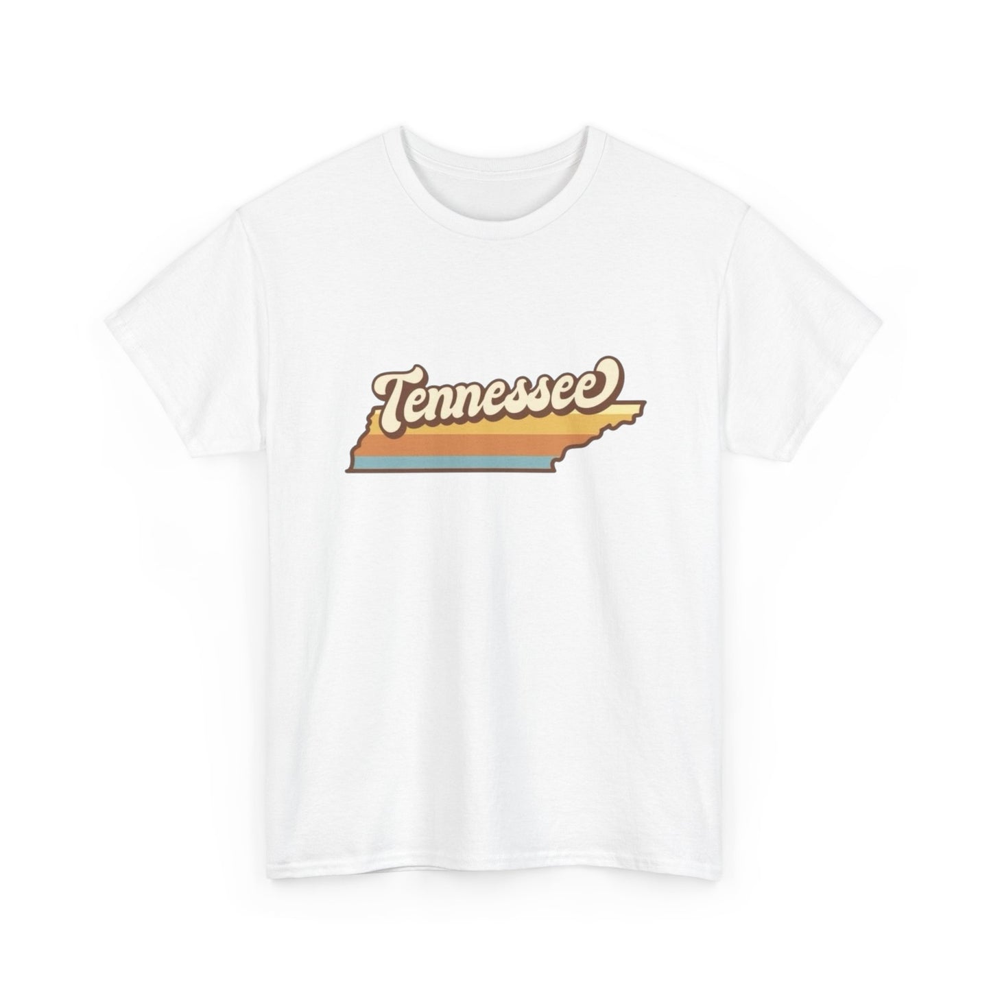 Tennessee State Graphic T Shirt NEW Adult Regular Heavy Cotton Tee