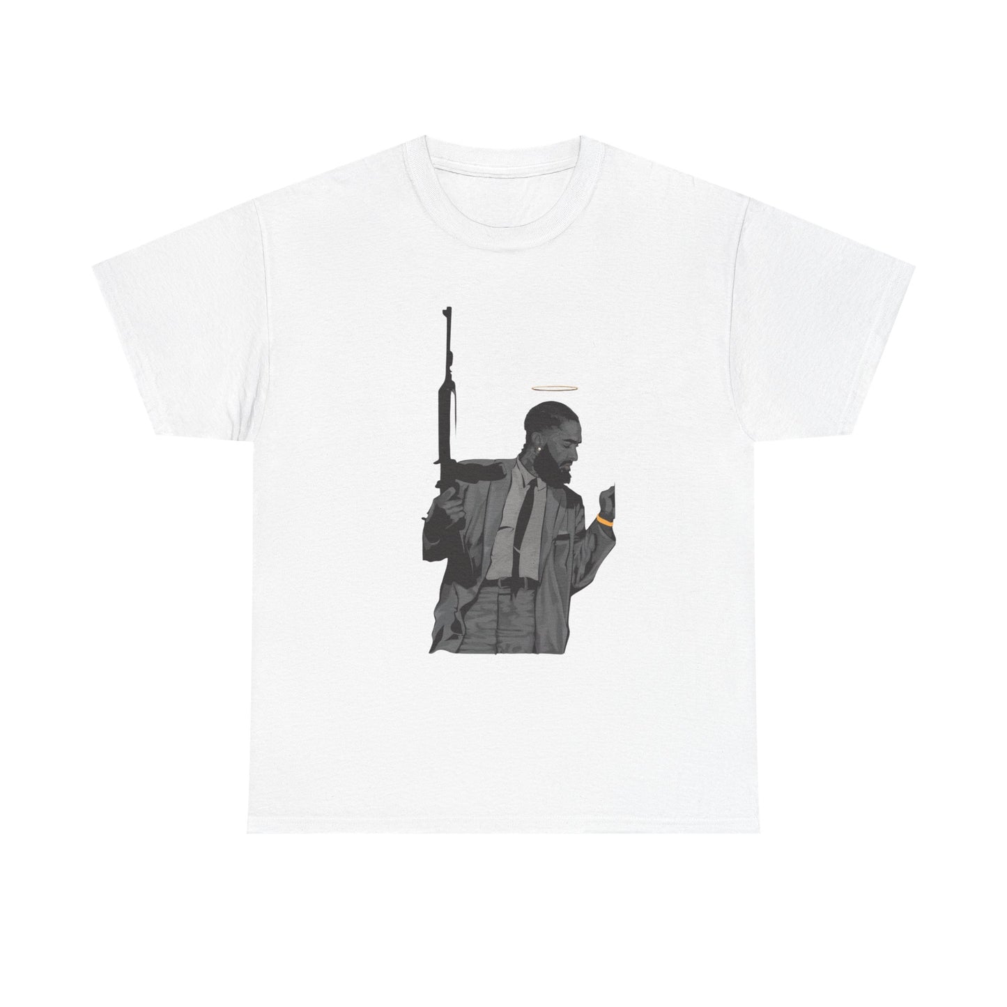 Malcolm X Hustle Rap Hip Hop Cali Graphic T Shirt Heavy Cotton Tee NEW Gift