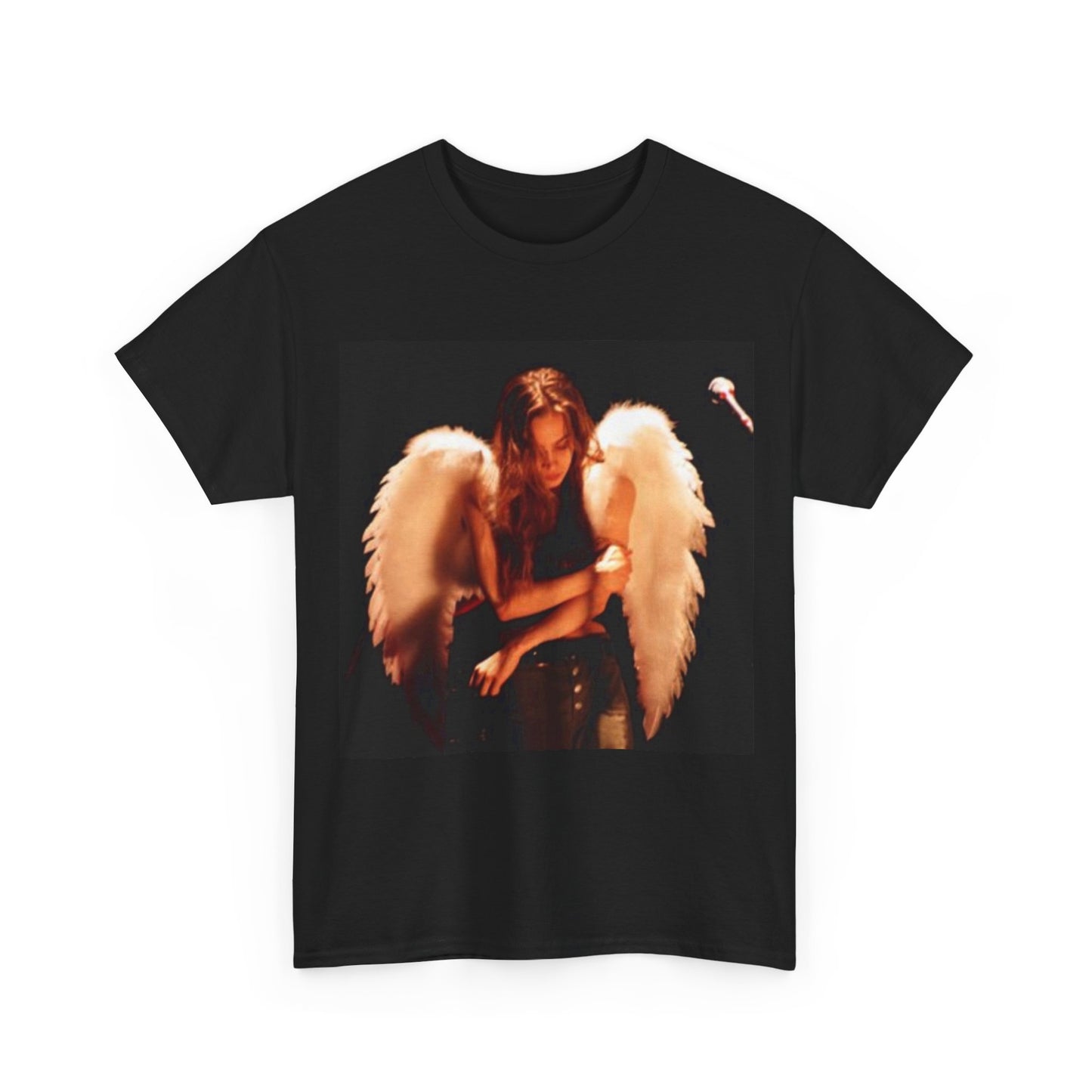 Fiona Apple Tshirt Vintage Poster Angel Wings Tattoo Unisex Heavy Cotton Tee