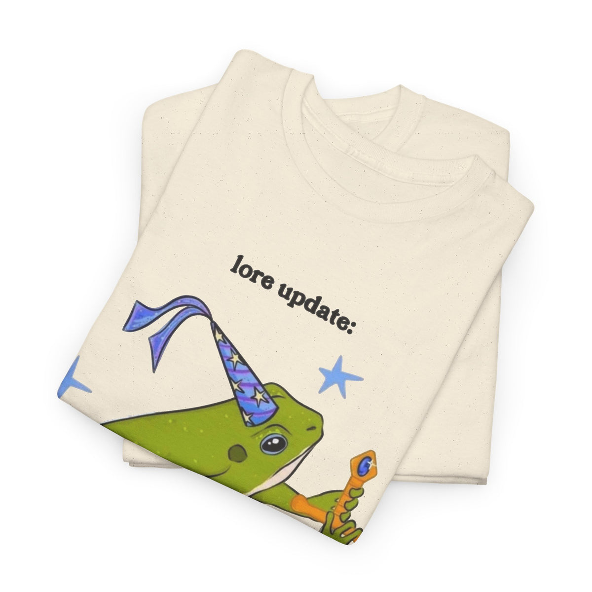 Wizard Frog Playing Guitar Graphic Tee | Funny Frog Shirt Men's Graphic Tee
