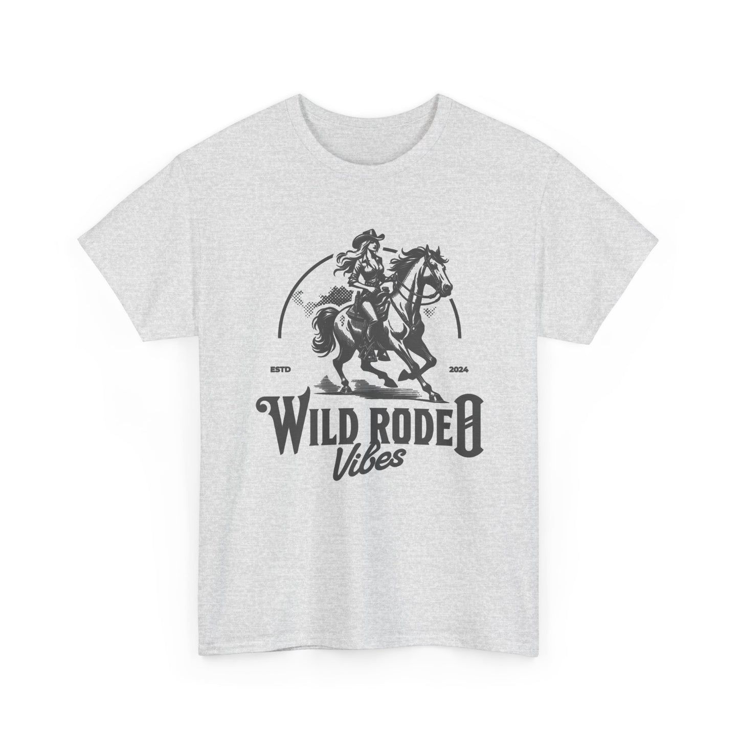 Wild Rodeo Cowgirls Graphic T Shirt Women's Vintage Retro Cotton Tee