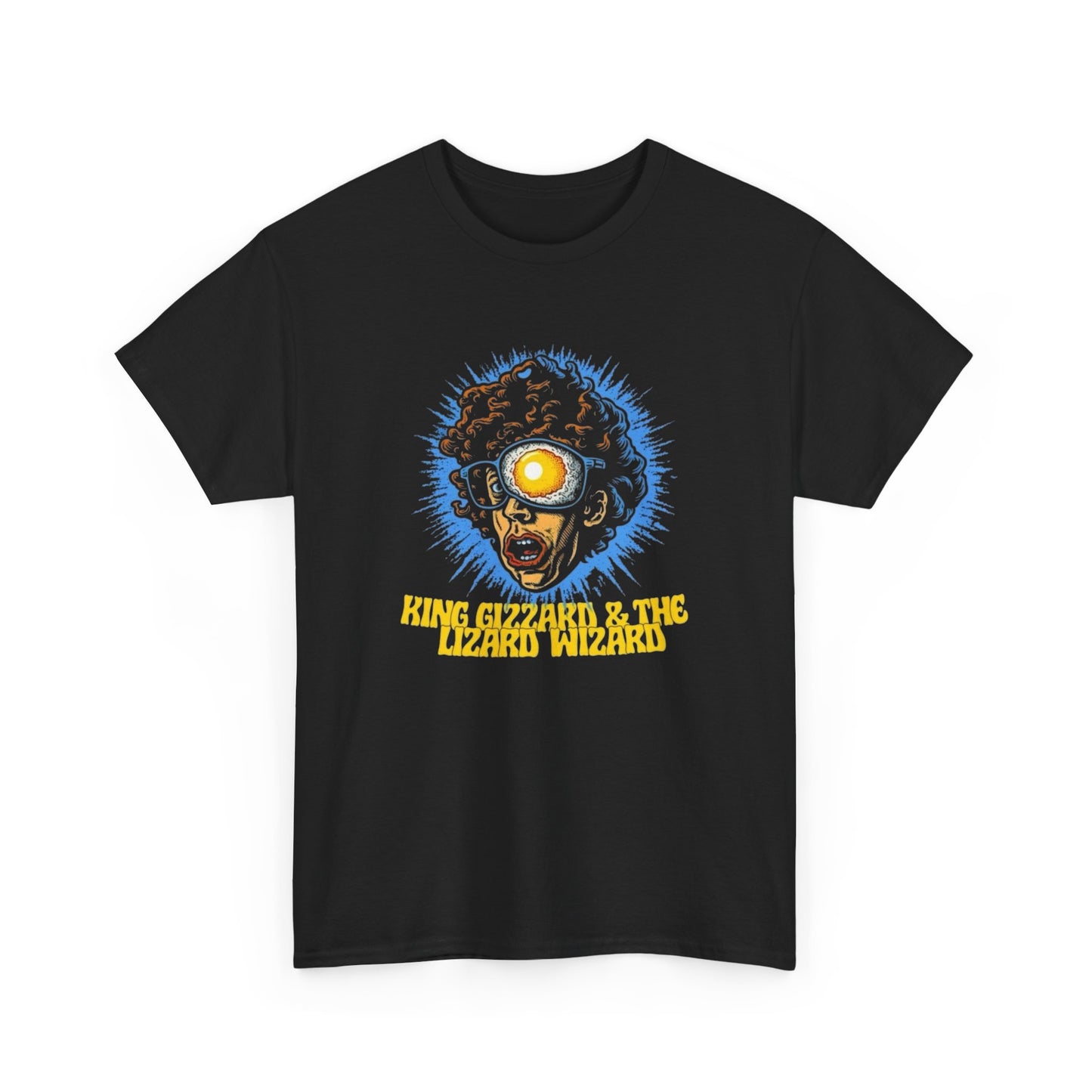 The Lizard Wizard Graphic T Shirt Unisex Heavy Cotton NEW Tee