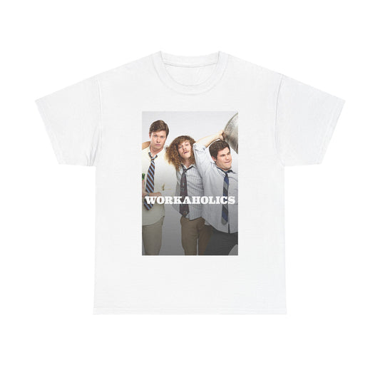 Workaholics T Shirt Poster Comedy Central Gift Vintage Show Unisex Heavy Cotton