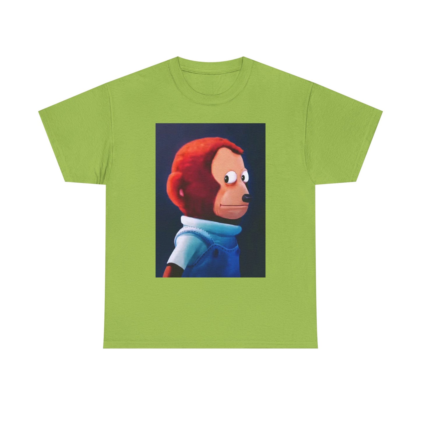 Funny Side Eye Jokes T Shirt MEME Comedy Cartoon Painting Unisex Heavy Cotton