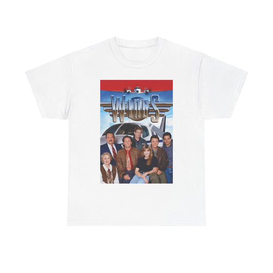 Wings Tv Series Tshirt Funny Comedy Pilot Unisex Heavy Cotton Tee