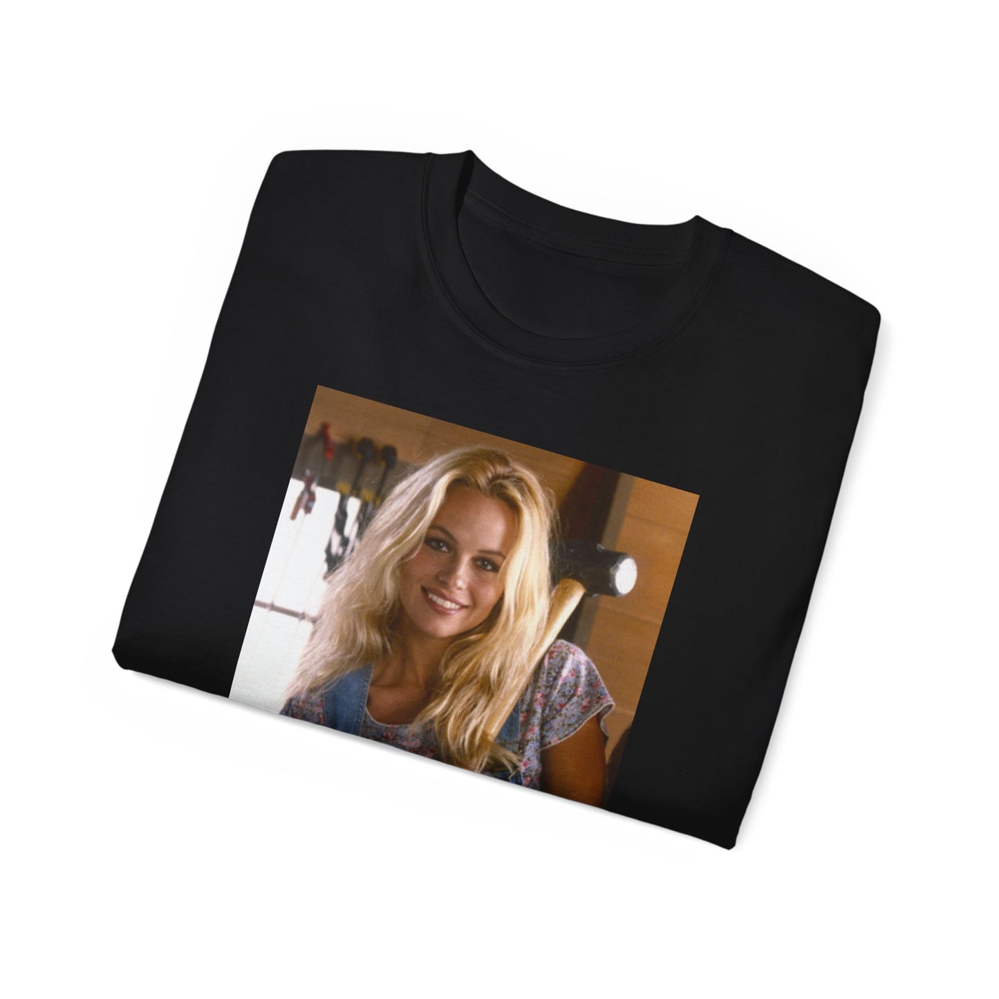 Pam Anderson playboy tool time 90s vintage Unisex Ultra Cotton Tee