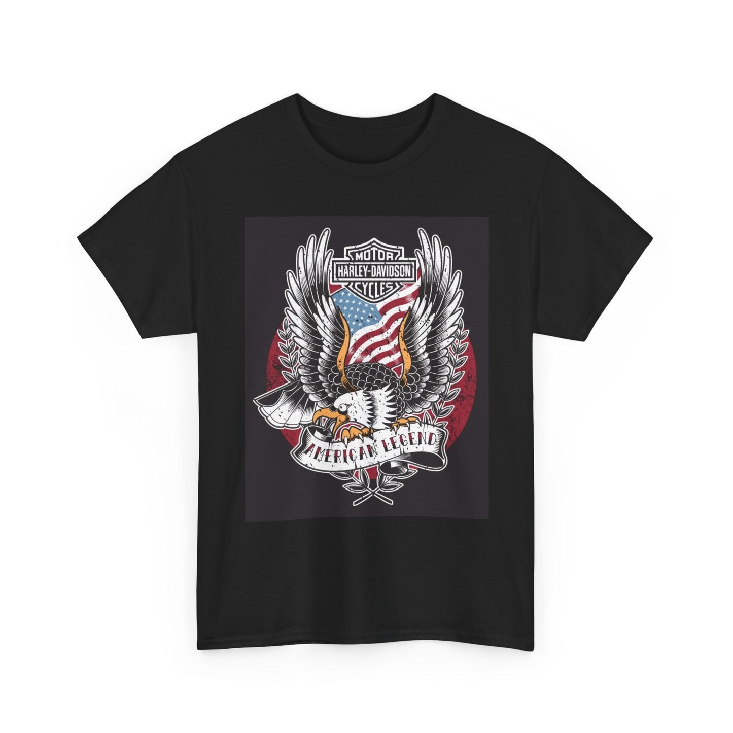 Harley Davidson Graphic T Shirt Vintage Motorcycles Unisex Heavy Cotton Tee
