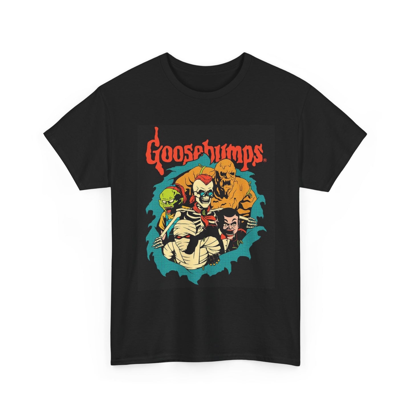 Goosebumps Graphic T Shirt Vintage Cartoon Unisex Heavy Cotton Tee