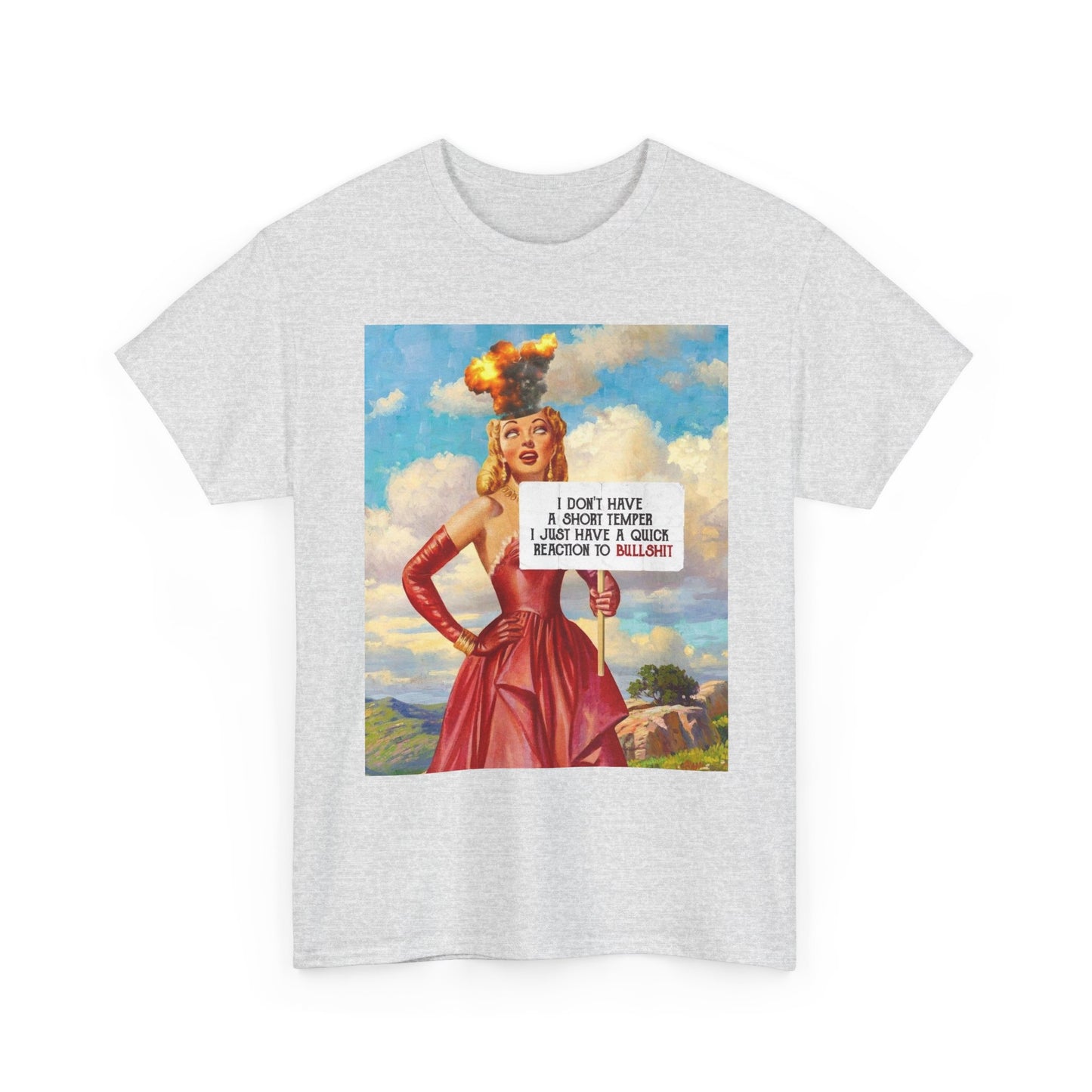 I Don't Have A Short Temper Funny T Shirt Unisex Heavy Cotton Tee
