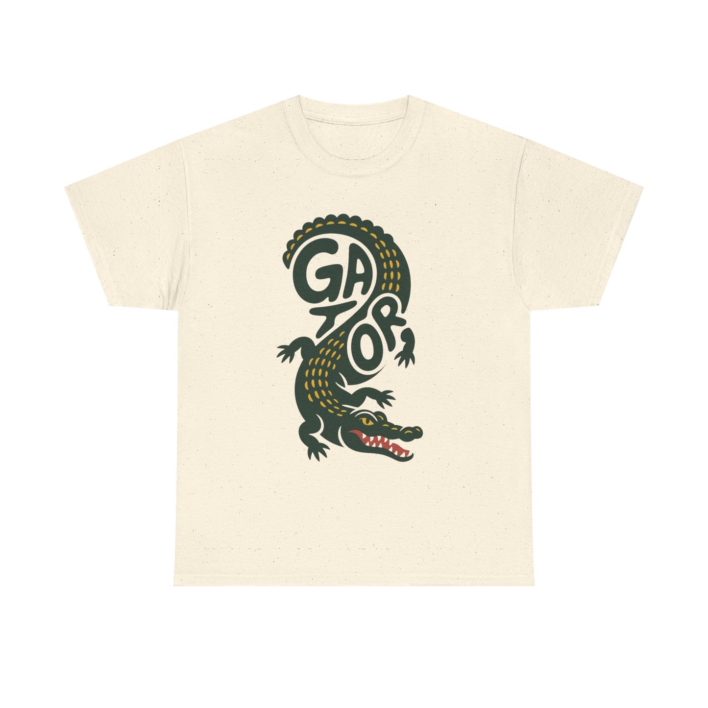 Alligator Graphic T Shirt Unisex Heavy Cotton Tee