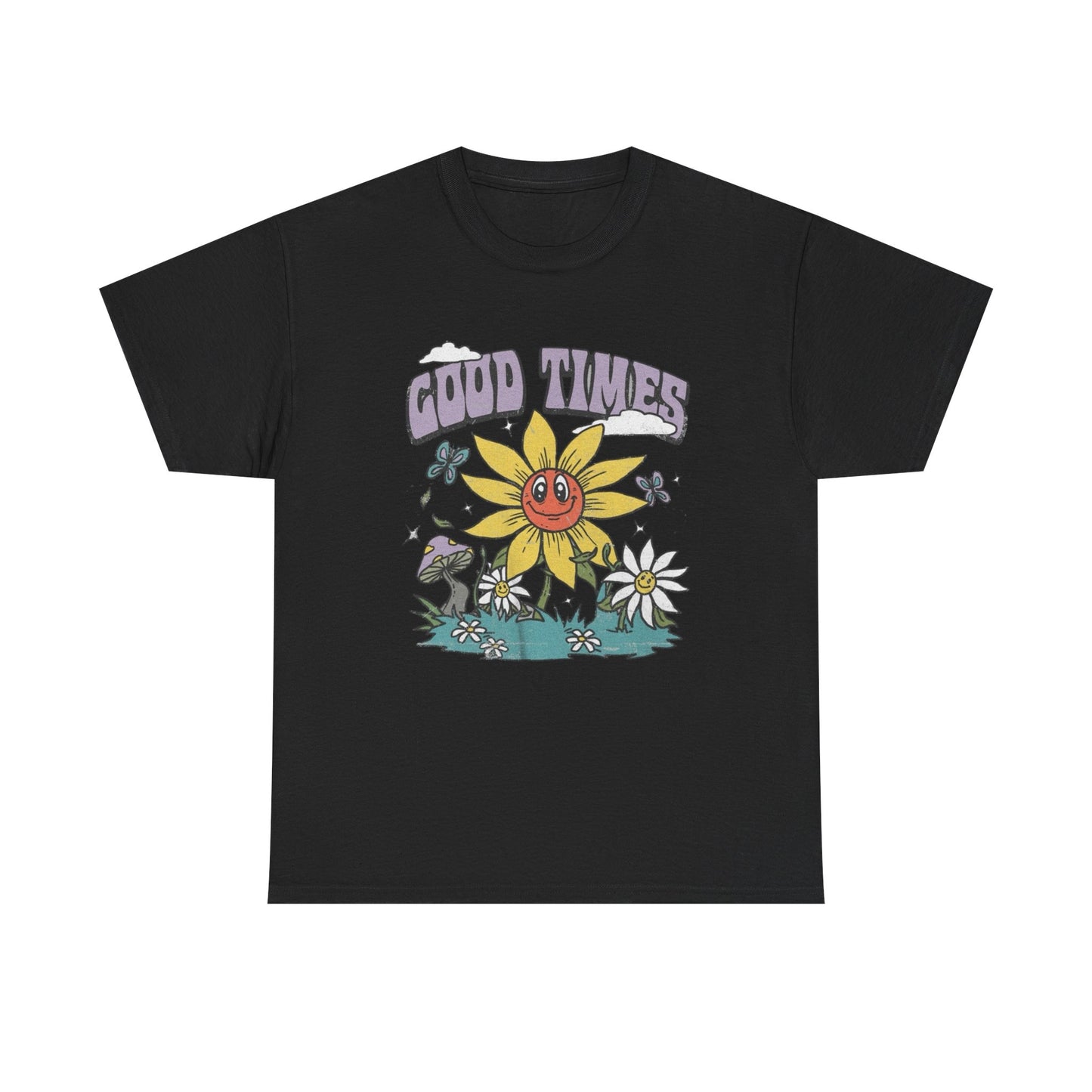 Good Times Graphic T Shirt NEW ADULT Unisex Heavy Cotton Tee