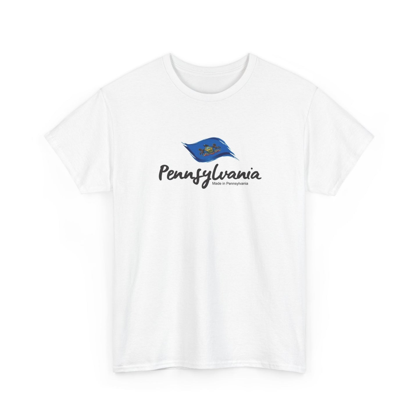 Pennsylvania State Logo BRAND NEW Apparel T Shirt Unisex Unisex Heavy Cotton Tee