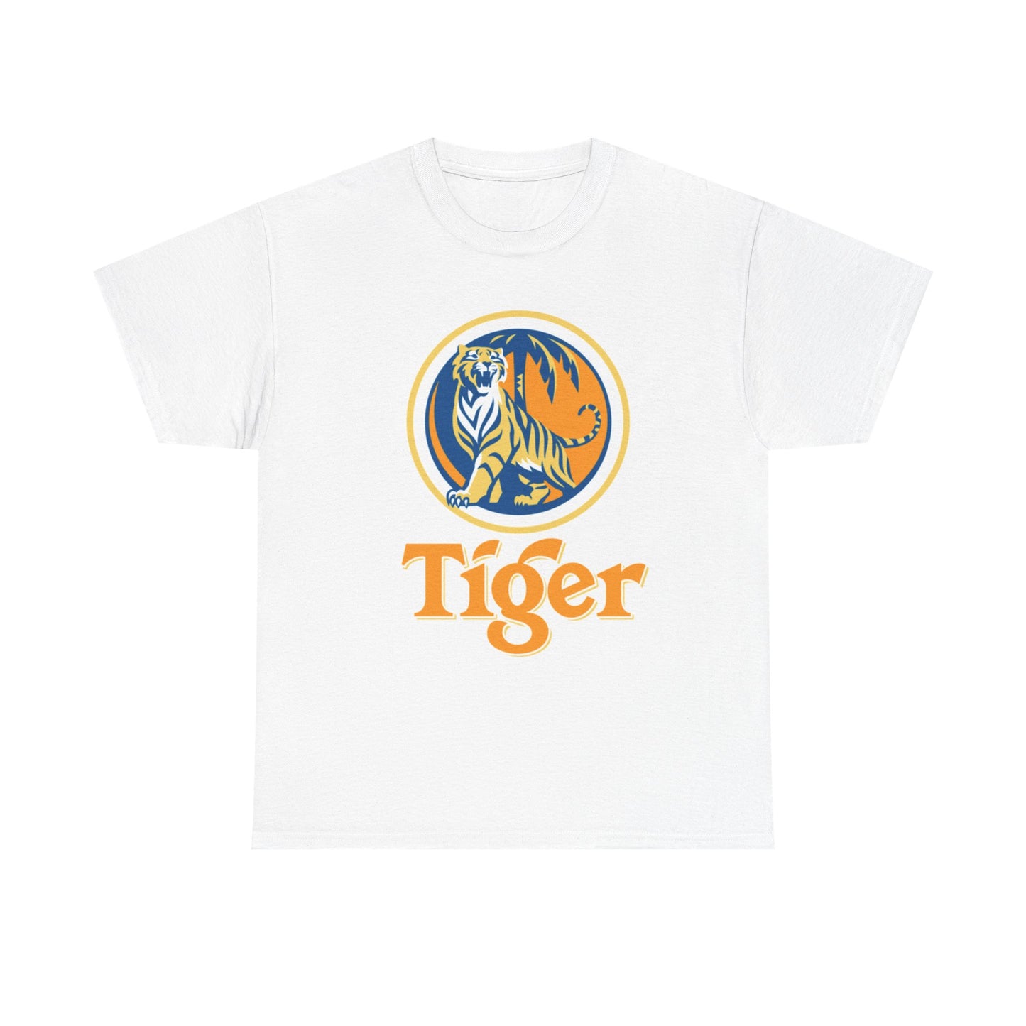 Tiger Beer Graphic T Shirt Vintage Logo Unisex Heavy Cotton Tee